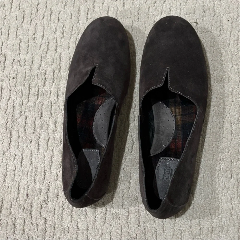Born Women’s Gray Suede Shoes Size 10 - Picture 1 of 2